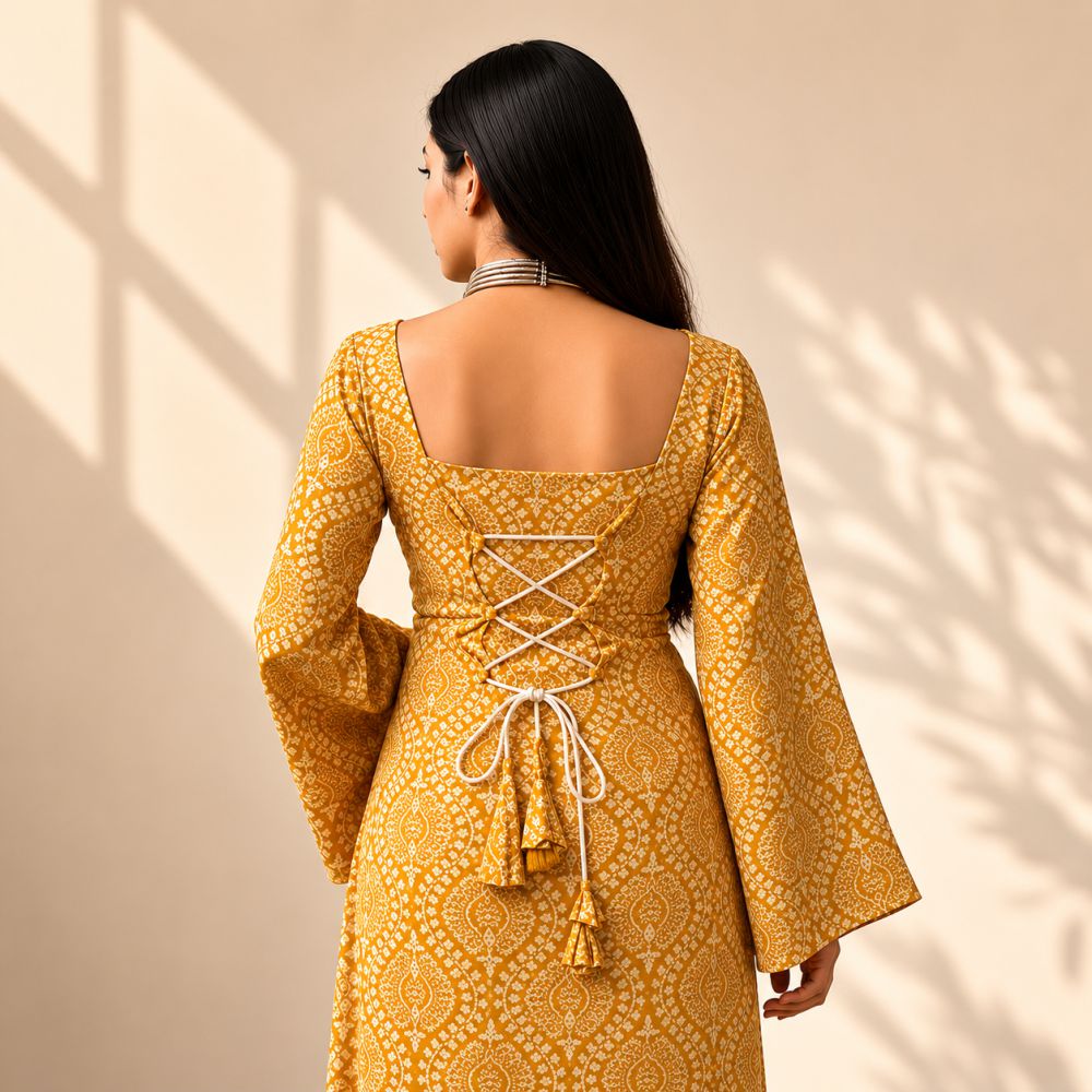 New Bell Sleeve Mustard Top