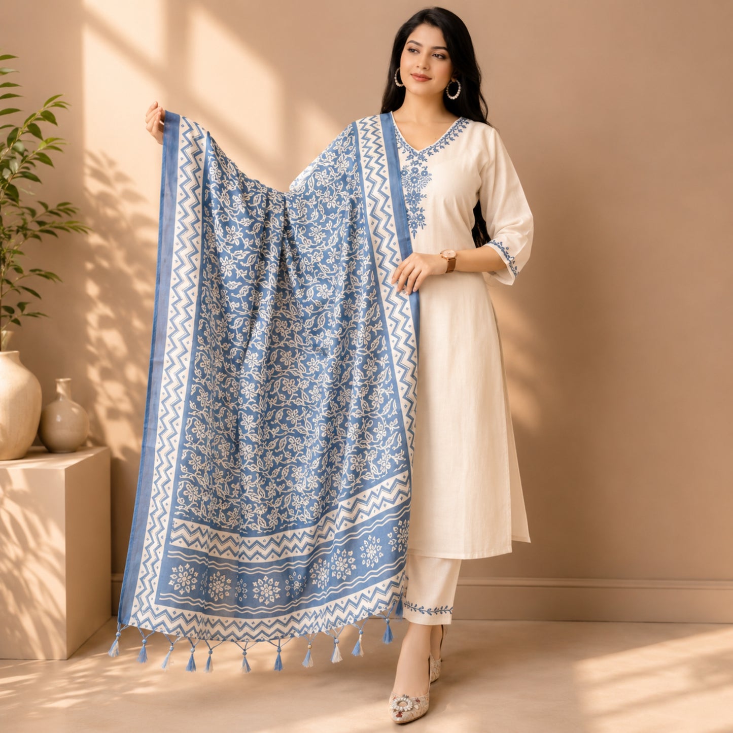 Floral Grace Kurta Set