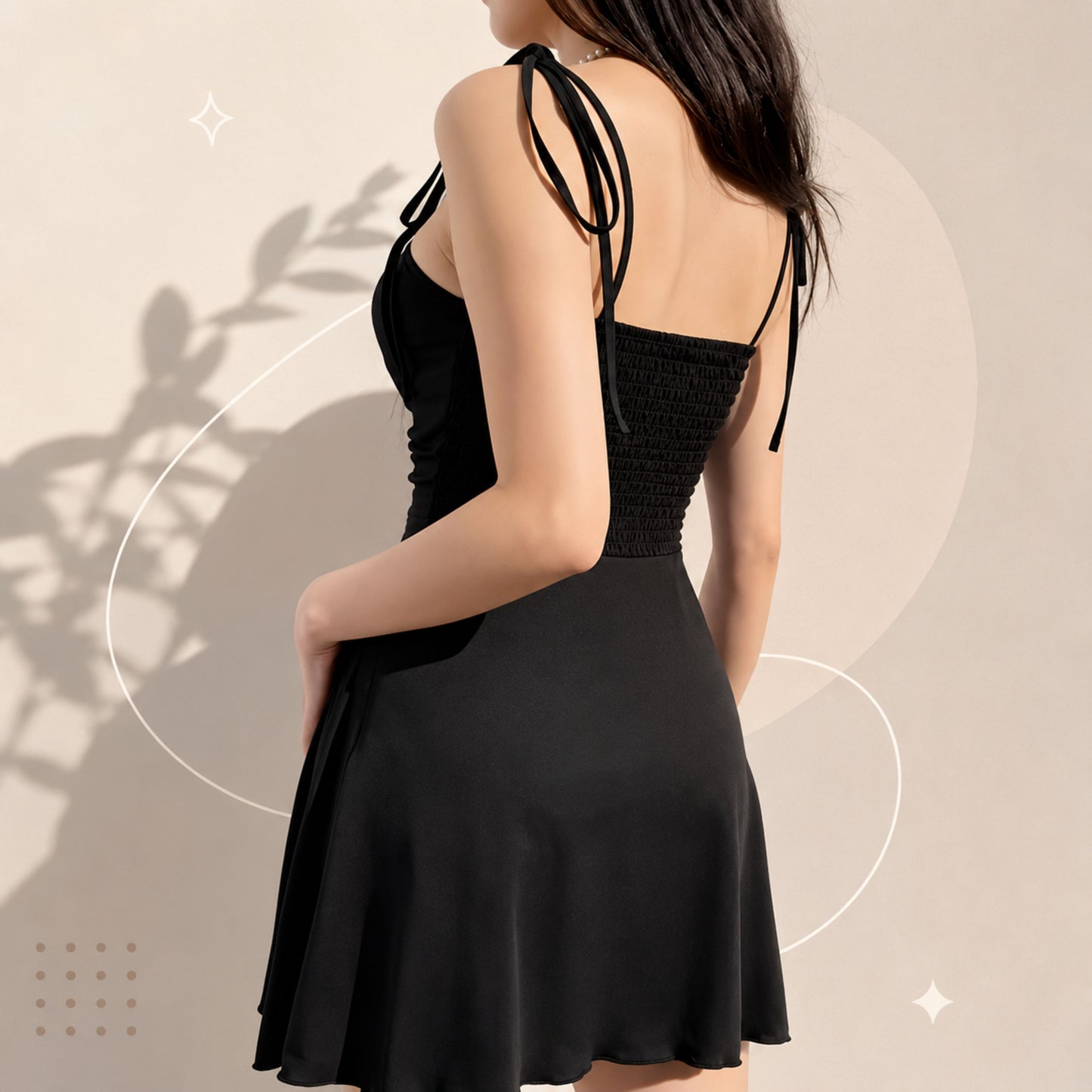 Trendy Women Black Dress