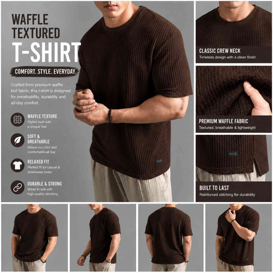 Stylish Textured T-Shirt For Men